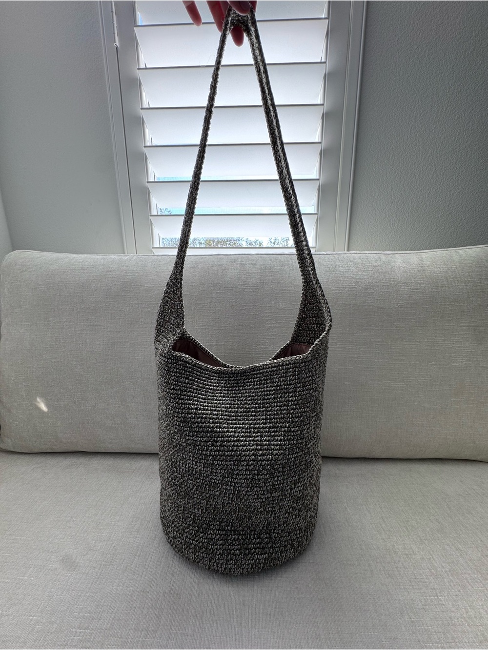 The Sak 120 Crochet Hobo Bucket Bag - Picture 2 of 14